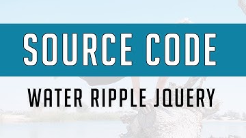 Water wave Background with Jquery ( Source Code )