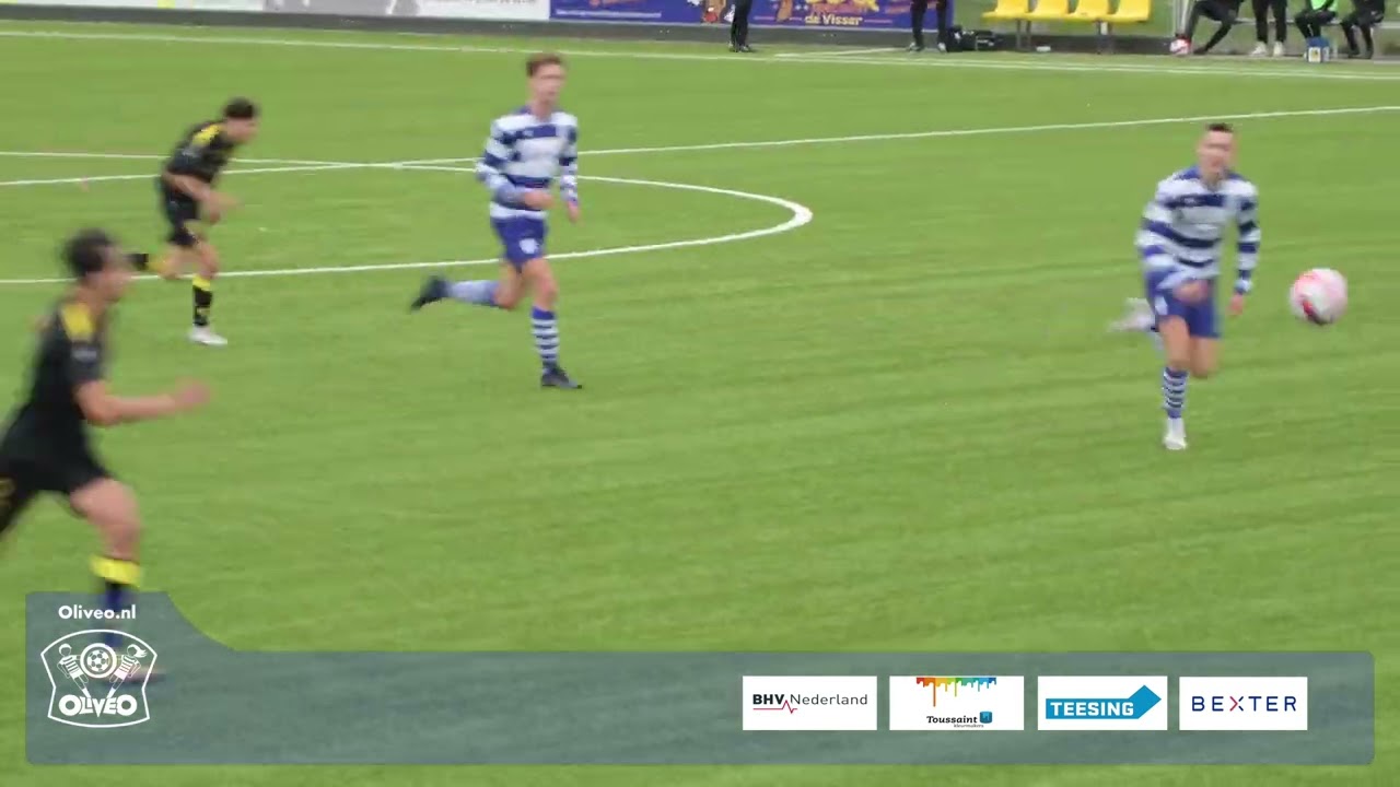 Nootdorp JO19-1 - OLIVEO JO19-1 Hoofdklasse voetbal wedstrijd