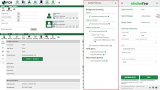 Verified First Integration Demo- PCRecruiter