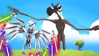Siren Head Invaded TABS and Fought General Grievous! - Totally Accurate Battle Simulator