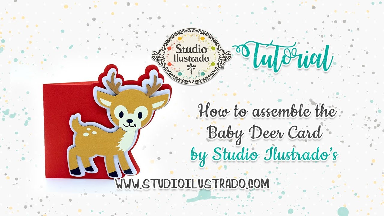 How to assemble the Baby Deer Card by Studio Ilustrado - YouTube