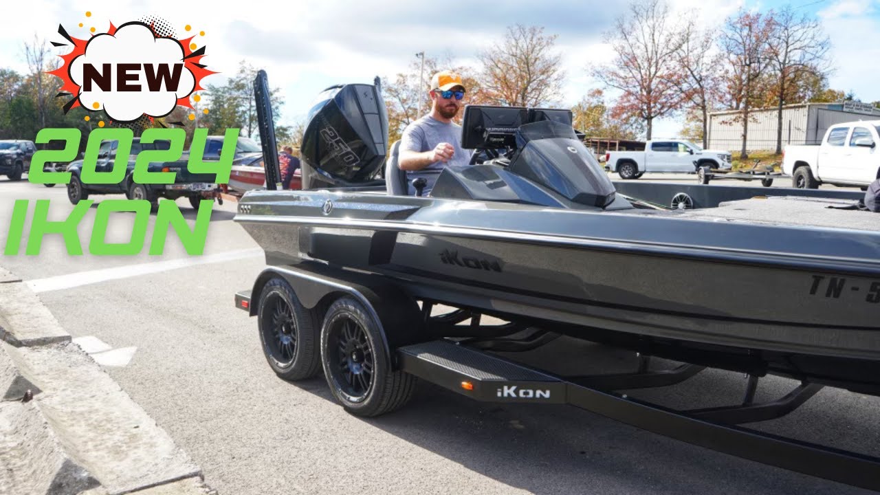 Fishing out of the new 2024 Ikon bass boat.