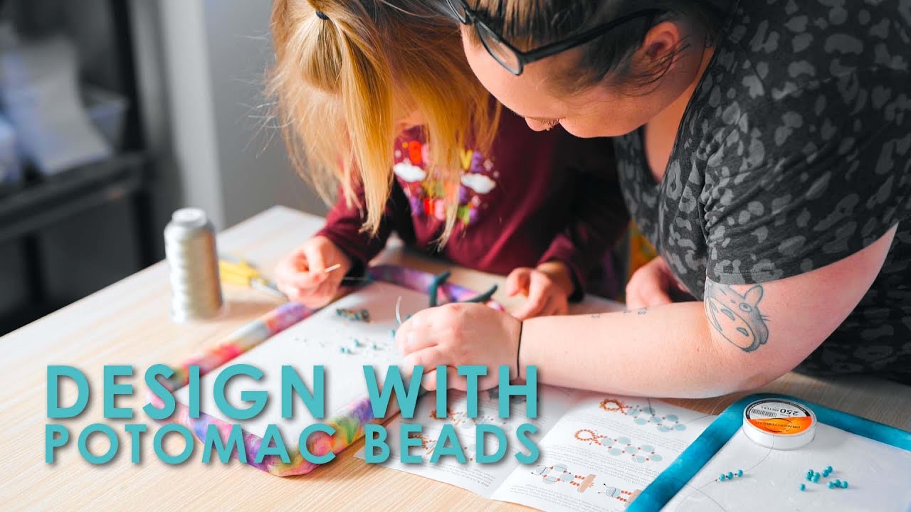 Дизайнерские украшения с бусинами Потомак