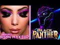 BLACK PANTHER Inspired NEON Makeup Tutorial! | Charisma Star