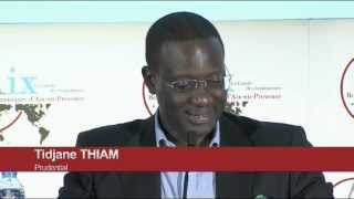 Accueil par Jean-Hervé Lorenzi, Erik Orsenna et Tidjane Thiam ! AIX2013