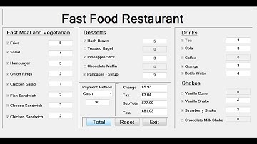 How to Create a Fast Food Restaurant Systems in Visual C++ - Tutorial 1 of 2