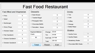 How to Create a Fast Food Restaurant Systems in Visual C++ - Tutorial 1 of 2