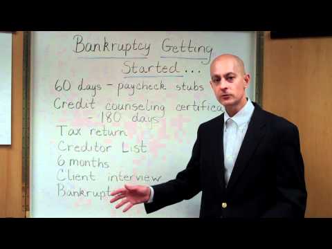  Filing For Bankruptcy - Getting Started 4491
