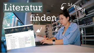 TIPPS für die LITERATURRECHERCHE // Ein Vlog über wissenschaftliche Arbeiten