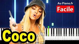 Wejdene Coco - Piano Cover Tutorial Lyrics (AuPiano.fr) видео