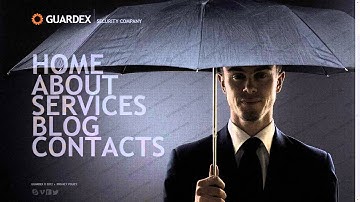 Security Company Website Template