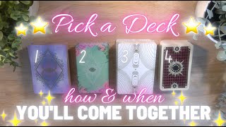 HOW & WHEN You’ll Come Together 👯🌎⏱ Detailed Tarot Reading 💫 screenshot 2