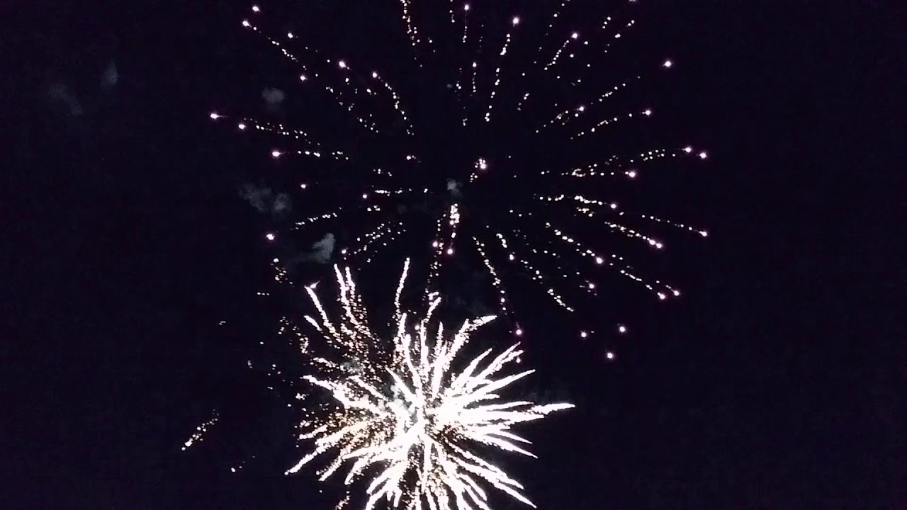 Watching fireworks at downtown Wichita KS YouTube