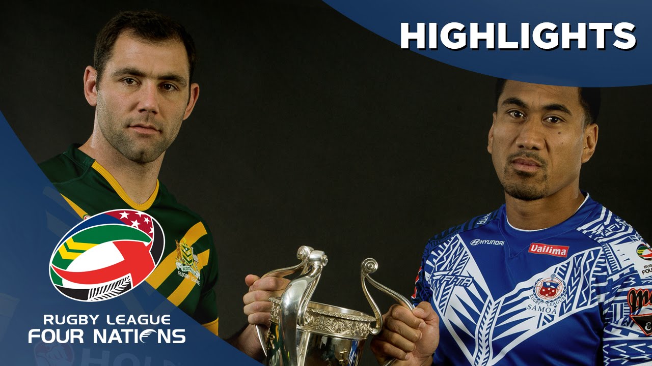 Australia v Samoa Four Nations highlights YouTube