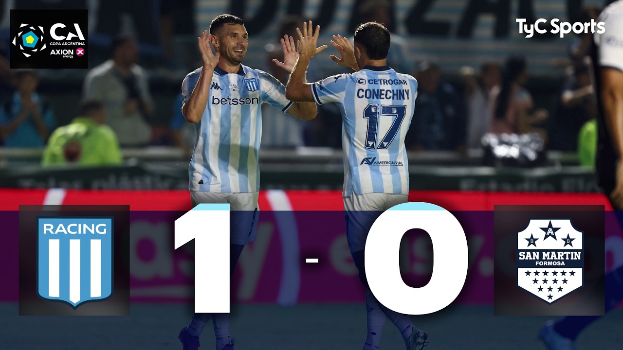 Racing 1 - 0 San Martín (Formosa) | Copa Argentina 2026 | 32avos de ...