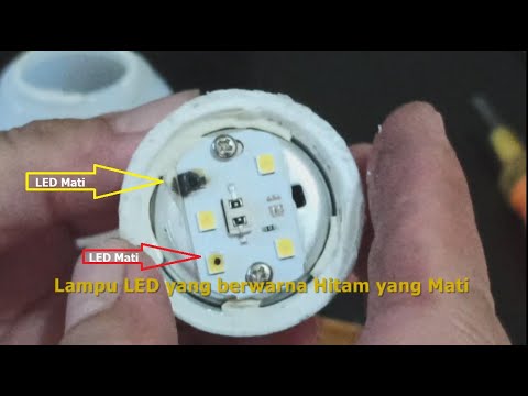 Cara Memperbaiki  Lampu  LED Philips 6 Watt yang  Mati  DIY 