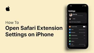 How to Open Safari Extension Settings on iPhone