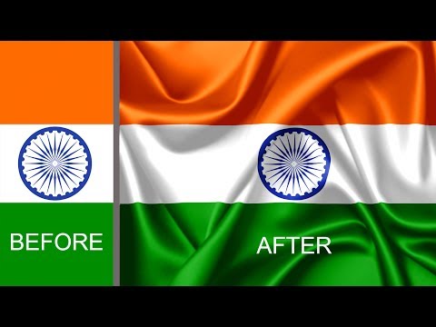 cara membuat style akademik : an-indian-flag-3d-effect-in-photoshop