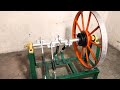 How to make  flywheel free energy generator  with connect spring machine complete prosses new idea