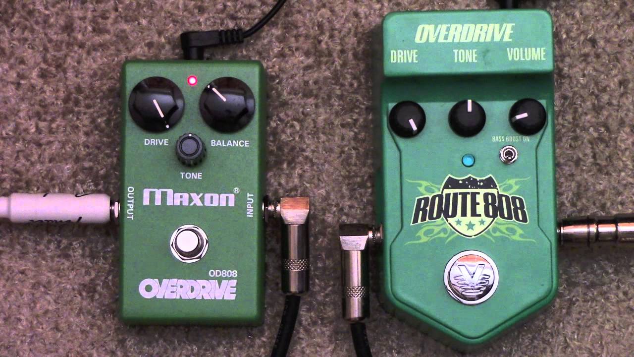 nature sound VS-808 美品 Overdrive マレ fTZ8 ShootOut! Ibanez Ts9 VS Maxon 808 VS *Precision Drive* - YouTube