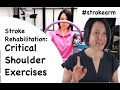 Stroke Recovery Arm Exercises: Shoulder