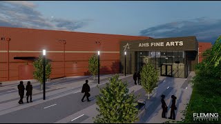 Construction kicks into high gear on AHS Fine Arts expansion