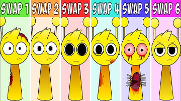 EVERY Incredibox Characters From SWAPPED | All New Versions Comparison