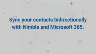 Nimble + Microsoft Two-Way Contact Sync