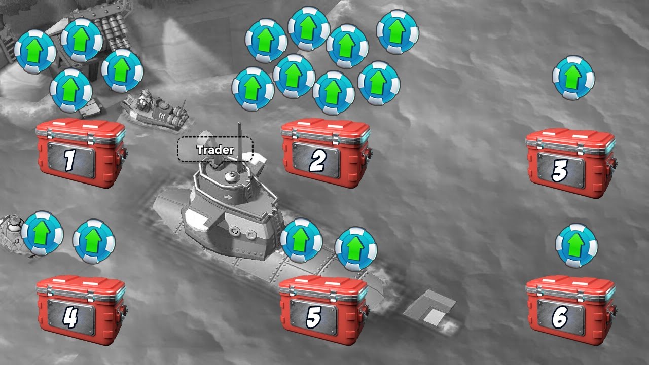 Boom Beach - Only order ♠TWO♠ Trader Crates!!