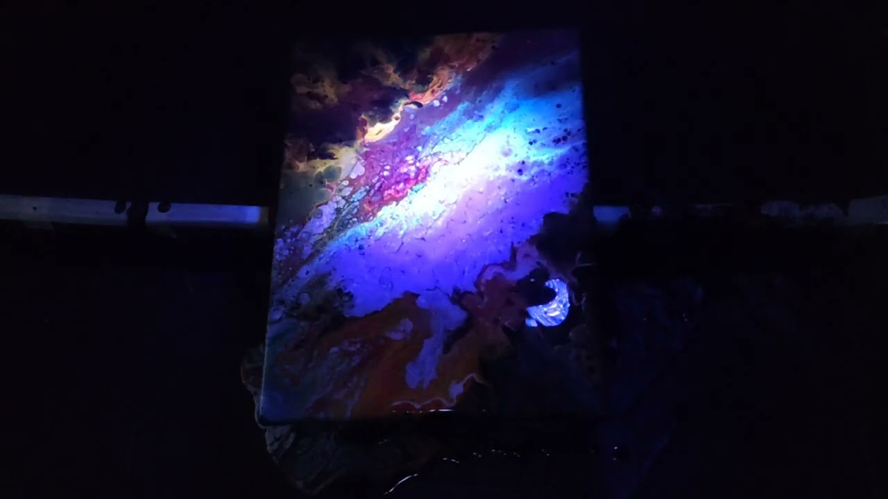 Testing Fluorescent Paint