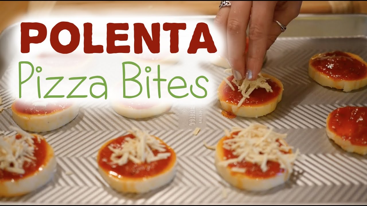 Easy Vegan Recipe | Polenta Pizza Bites