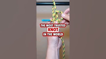 watch & Learn How To Make The Most Trusted Knot In The World | Adjustable Grip Hitch #shorts #viral