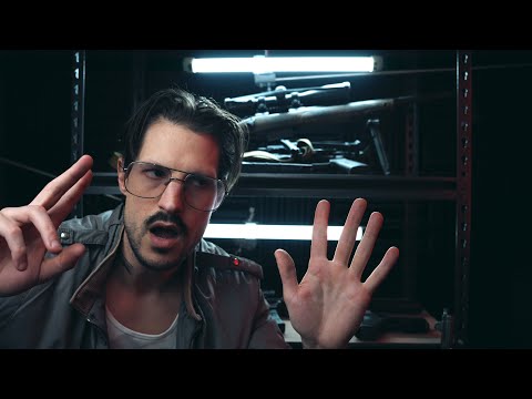 ASMR Weapon Customization (all my guns) Arms Dealer Roleplay (Part 1)