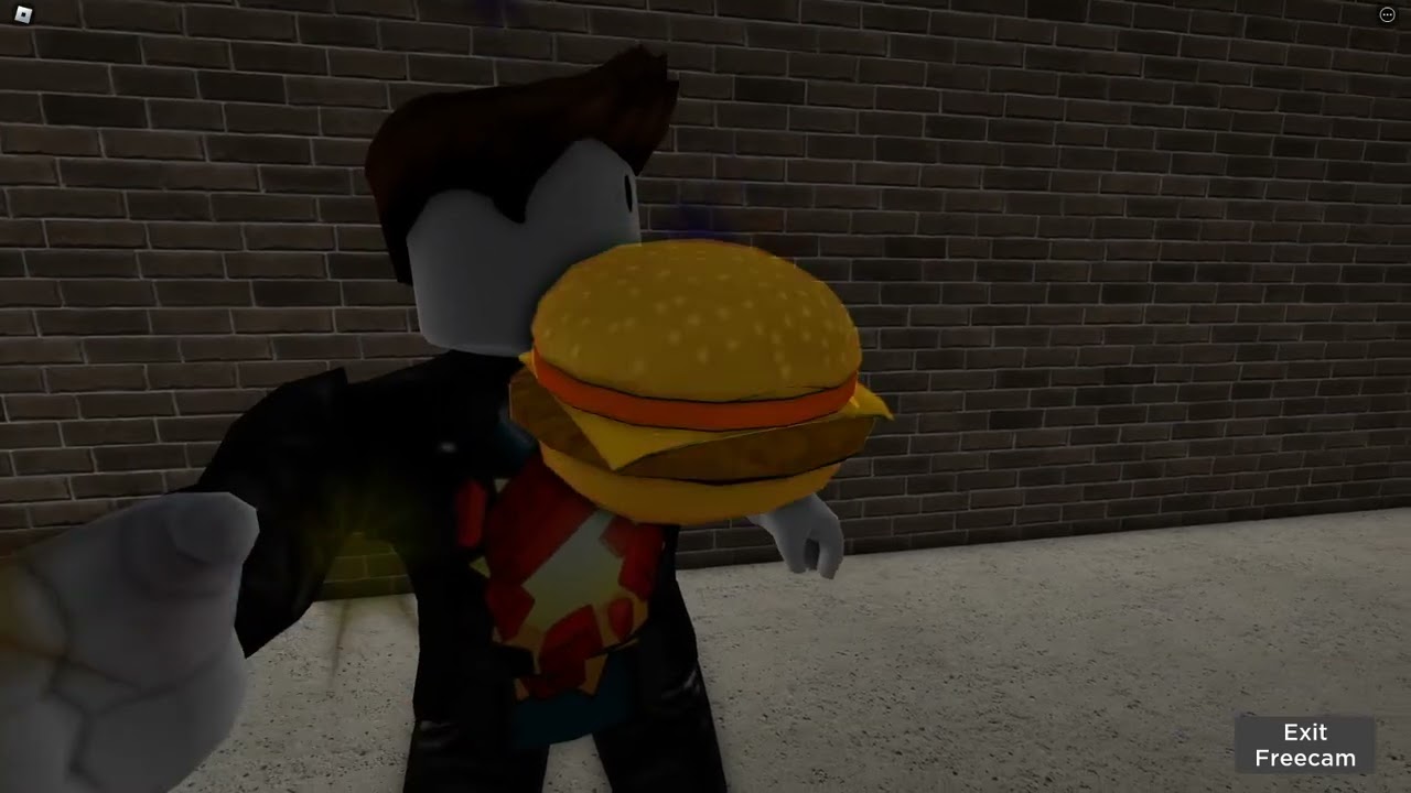 Roblox cheeseburger vs Roblox Greenville exclusive rainbow BURGER.