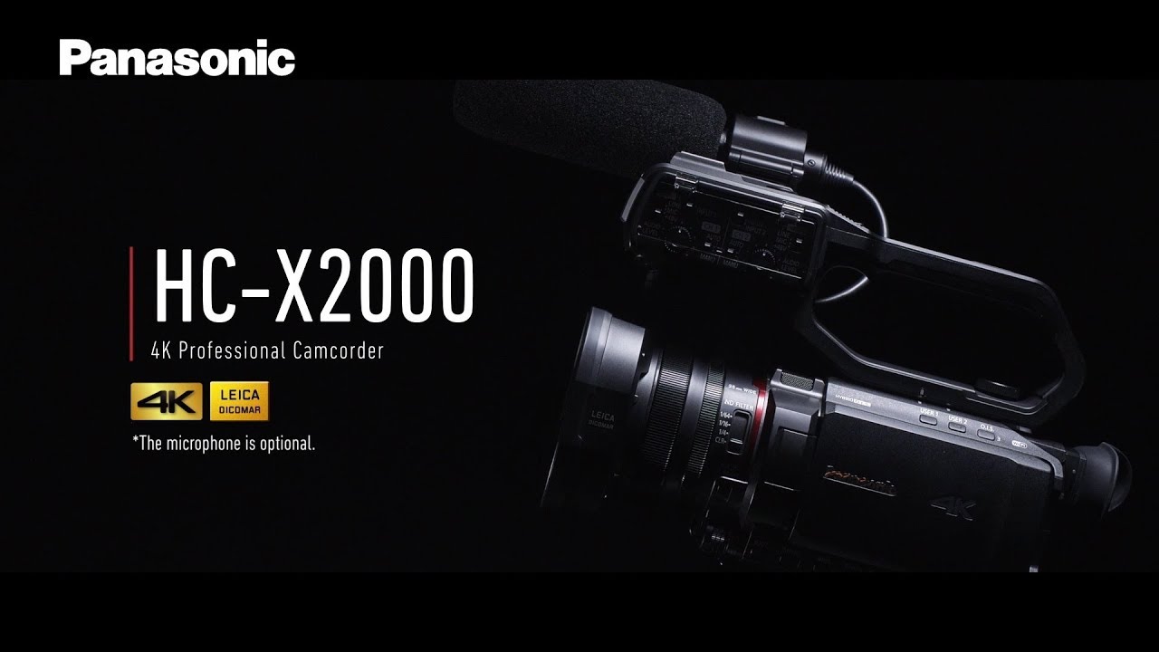 HC X2000 - A PEQUENA PODEROSA 4K DA PANASONIC - REVIEW - YouTube