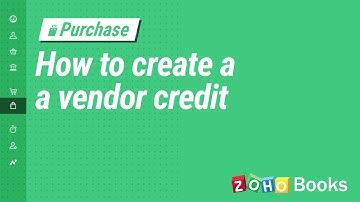 How to Create a Vendor Credit | Zoho Books