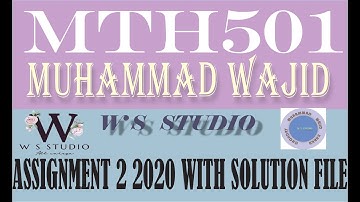 mth501 assignment 2 solution spring 2020 ~ mth 501 assignment 2