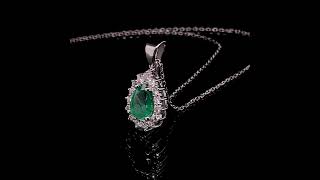 Anturaj Zümrüt Pırlanta Kolye Pk14