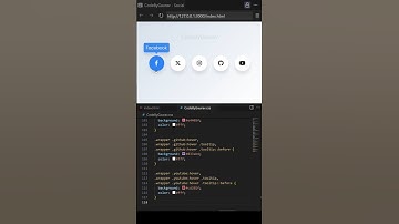 🌐 Social Media Icons with Stunning Hover Effects! #webdevelopment #coding #hovereffect #shorts