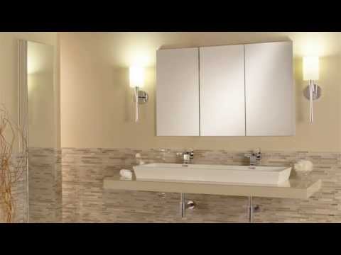 Tri View Mirrored Cabinets Youtube