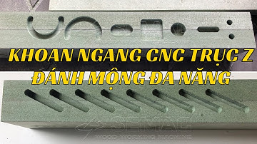 Máy Khoan Ngang CNC Trục Z Phay Mộng Đa Năng, Mộng Lá Sách, Mộng Âm Dương, Khoan Đa Điểm, Chốt Cam