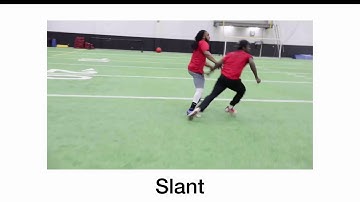 Slant Route Vs. Press Man Coverage! “Pay Attention”