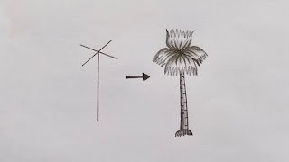 How To Draw A Palm Tree Easy How To Draw A Palm Tree Easy