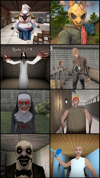 Ice Scream 6 Mati Vs Horror Tale 3 Vs Slendrina Vs Granny 5 Time To Wake Up Vs Ice Scream 8 Evil Nun