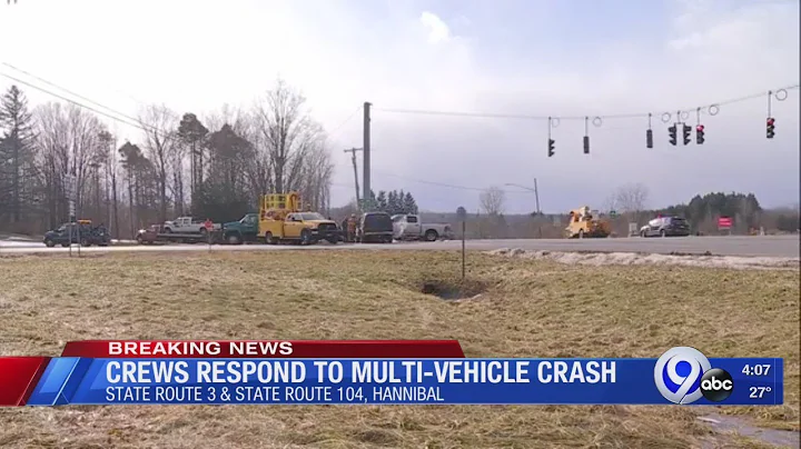 Crews respond to multi-vehicle crash in Oswego County