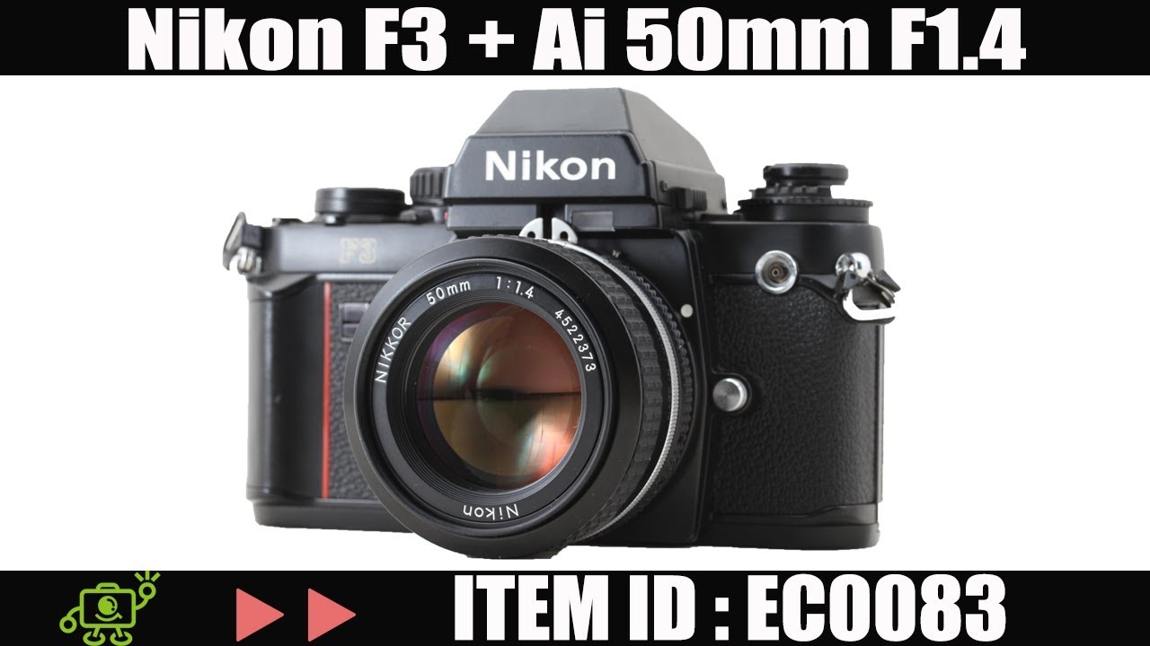 Nikon F3 Eyelevel + Nikon Ai 50mm F1.4 Lens Product Video Review