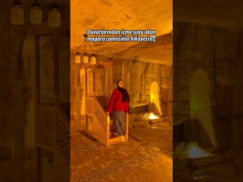 Duvarlarından içme suyu akan mağara camiisinin hikayesi