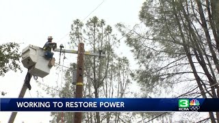 For some PG&E crewmen, restoring power to Sierra, foothills is personal
