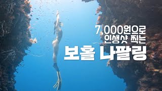 7000원으로 인생샷 남기는 가성비 포인트, 보홀 나팔링 #프리다이빙