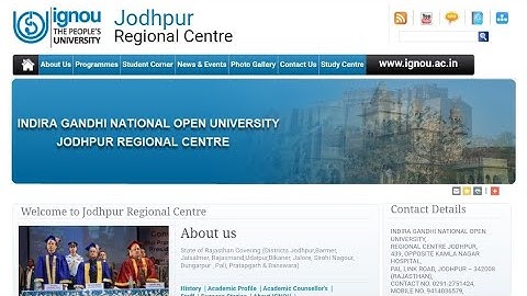 IGNOU jodhpur Assignment Submission| ignou rc jodhpur|